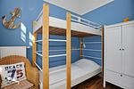 zweites Schlafzimmer mit Etagenbett - Wohnung 04 - Top-Hundeurlaub