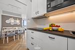 Küche / Küchenzeile - Ferienwohnung Küstenzauber 7603 Marina Wendtorf - Top-Hundeurlaub