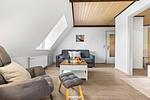 Wohnzimmer - Ferienwohnung Ella - Reet und Erholung - Ringsberg bei Glücksburg - Top-Hundeurlaub