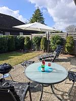 Terrasse - RH Lerchenweg 2c - Top-Hundeurlaub
