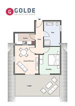 Grundriss - Appartement SPO Bude 3 - Top-Hundeurlaub