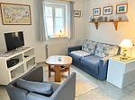 Wohnzimmer - Haus 15d Wohnung 3 - Top-Hundeurlaub