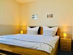 Schlafzimmer - Kavelweg 12 Wohnung Arkona - Top-Hundeurlaub