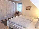 Schlafzimmer - Bahnhofstrasse 5 Wohnung Zingst - Top-Hundeurlaub