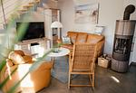 Wohnzimmer - Wiesenstr. 4 Haus Blaumöwe - Top-Hundeurlaub