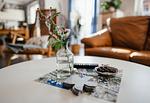 Wohnzimmer - Wiesenstr. 4 Haus Blaumöwe - Top-Hundeurlaub