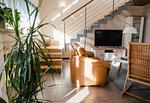 Wohnzimmer - Wiesenstr. 4 Haus Blaumöwe - Top-Hundeurlaub
