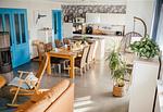 Wohnzimmer - Wiesenstr. 4 Haus Blaumöwe - Top-Hundeurlaub