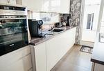 Küche / Küchenzeile - Wiesenstr. 4 Haus Blaumöwe - Top-Hundeurlaub