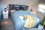 Schlafzimmer - Wiesenstr. 4 Haus Blaumöwe - Top-Hundeurlaub