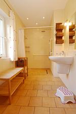 Badezimmer - Waldstrasse 15 Haus Seepferdchen - Top-Hundeurlaub