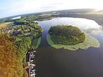 Vogelperspektive - Bootshaus 600 - Top-Hundeurlaub