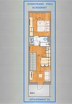 Grundriss - Nordstrandperle Ap. O6 - Top-Hundeurlaub