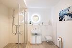 Badezimmer - Apartment "Pine Hill Green" - Top-Hundeurlaub