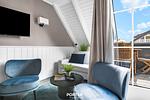 Wohnzimmer - Ferienwohnung Auftanken St. Peter Ording - Top-Hundeurlaub