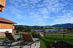 Terrasse - Jägar Chalet - Feriendorf Via Claudia Haus 73 - Top-Hundeurlaub