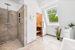 Badezimmer - Ferienhaus Treibholz Fehmarn - Top-Hundeurlaub