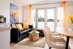 Wohnzimmer - Ferienhaus "Pier 99" (99) - Top-Hundeurlaub