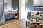 Schlafzimmer - Ferienwohnung Dünenloft - Top-Hundeurlaub