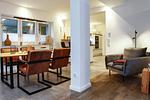 Wohnzimmer - Ferienwohnung Dünenloft - Top-Hundeurlaub