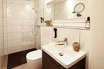 Badezimmer - Ferienwohnung Dünenloft - Top-Hundeurlaub