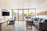 Wohnung Ebbe, Wohnzimmer - Ferienwohnung Ebbe Büsum - Top-Hundeurlaub
