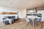 Wohnung Ebbe, Wohnraum - Ferienwohnung Ebbe Büsum - Top-Hundeurlaub