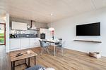 Wohnung Ebbe, Wohnzimmer - Ferienwohnung Ebbe Büsum - Top-Hundeurlaub