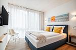 Wohnung Ebbe, Schlafzimmer 2 - Ferienwohnung Ebbe Büsum - Top-Hundeurlaub