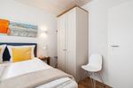 Wohnung Ebbe, Schlafzimmer 2 - Ferienwohnung Ebbe Büsum - Top-Hundeurlaub