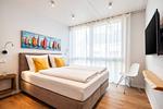 Wohnung Flut, Schlafzimmer 2 - Best Büsum Wohnung Flut – moderne Ferienwohnung mit Balkon - Top-Hundeurlaub