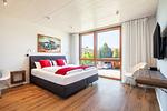 Wohnung Flut, Schlafzimmer 1 - Best Büsum Wohnung Flut – moderne Ferienwohnung mit Balkon - Top-Hundeurlaub