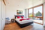 Wohnung Flut, Schlafzimmer 1 - Best Büsum Wohnung Flut – moderne Ferienwohnung mit Balkon - Top-Hundeurlaub