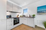 Küche / Küchenzeile - Ferienwohnung Dock 76 Bridge - Penthouse - Top-Hundeurlaub