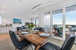 Wohnzimmer - Ferienwohnung Dock 76 Bridge - Penthouse - Top-Hundeurlaub