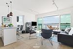 Wohnzimmer - Ferienwohnung Dock 76 Promenade Olpenitz - Top-Hundeurlaub