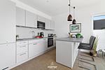 Küche / Küchenzeile - Ferienwohnung Dock 76 Promenade Olpenitz - Top-Hundeurlaub