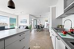 Küche / Küchenzeile - Ferienwohnung Dock 76 Promenade Olpenitz - Top-Hundeurlaub