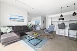 Wohnzimmer - Ferienwohnung Dock 76 Promenade Olpenitz - Top-Hundeurlaub
