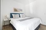 Schlafzimmer - Ferienwohnung Dock 76 Promenade Olpenitz - Top-Hundeurlaub