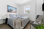 Schlafzimmer - Ferienwohnung Dock 76 Promenade Olpenitz - Top-Hundeurlaub
