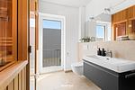 Badezimmer - Ferienwohnung Dock 76 Promenade Olpenitz - Top-Hundeurlaub
