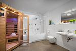 Badezimmer - Ferienwohnung Kai 42 Olpenitz - Top-Hundeurlaub