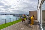Terrasse - Ferienwohnung Kai 42 Olpenitz - Top-Hundeurlaub