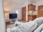 Wohnzimmer - Gulfhof Butendiek - Melkkammer - Top-Hundeurlaub