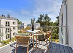 Balkon - Apartment B14 mit Südbalkon & Nutzung der Wellness- & Aktivbereiche im "Pine Hill Resort" - Top-Hundeurlaub