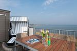 Terrasse - Ferienwohnung Möwenblick Olpenitz - Top-Hundeurlaub