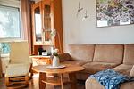 Wohnzimmer - Ferienhaus Strandflieder - Top-Hundeurlaub
