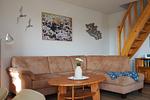 Wohnzimmer - Ferienhaus Strandflieder - Top-Hundeurlaub