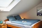 Schlafzimmer - Ferienhaus Strandflieder - Top-Hundeurlaub